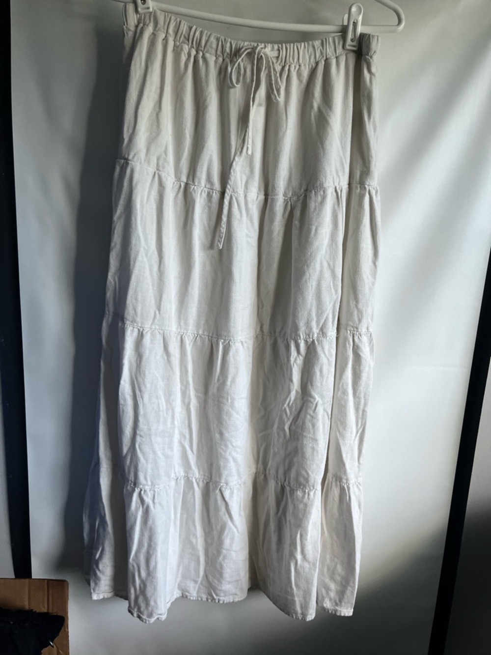Sincerely Jules Off White Beige Maxi Skirt